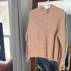 Pink Rose Women's Cowl Neck Sweater - Soft Pink